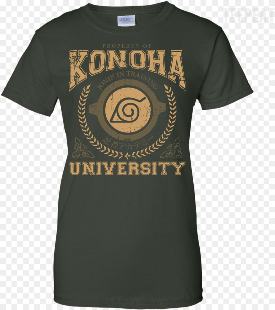 Konoha University Ladies Tee Apparel Teepeatclass Active Shirt, Clothing, T-shirt Free Png