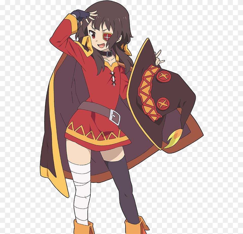 Konosuba Do People Like Megumin, Book, Comics, Publication, Person Png Image