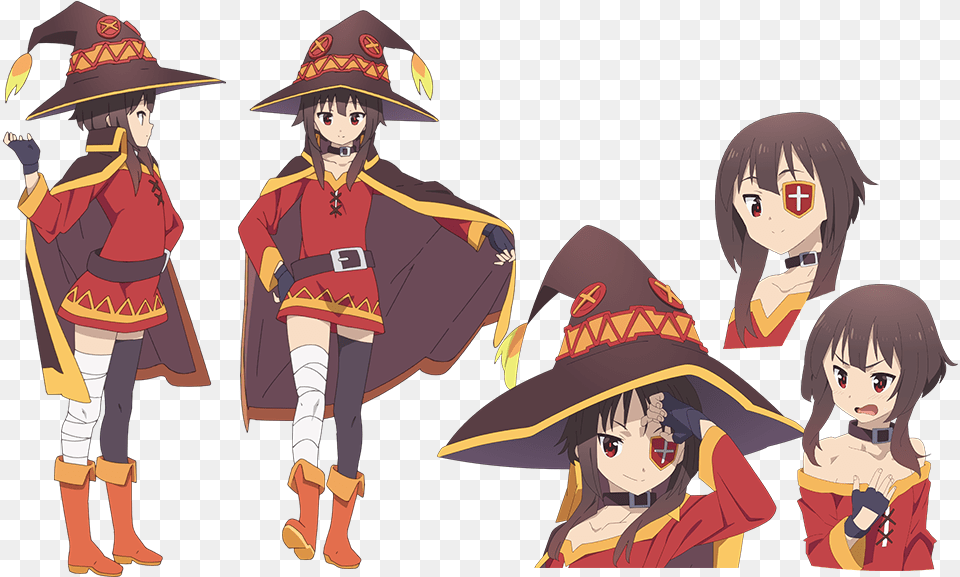 Konosuba Megumin Cosplay, Publication, Book, Comics, Adult Png