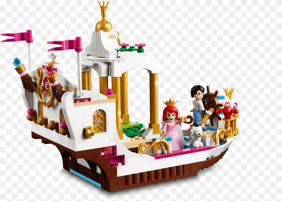 Konstruktor Lego Disney Princess Lego Princesas Barco, Person, Face, Head, Toy Png Image