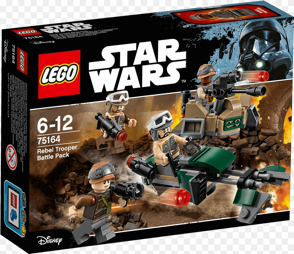 Konstruktor Lego Star Wars Boevoj Nabor Povstancev Lego Star Wars Rebel Sets Battle Pack, Robot, Person, Toy, Baby Png