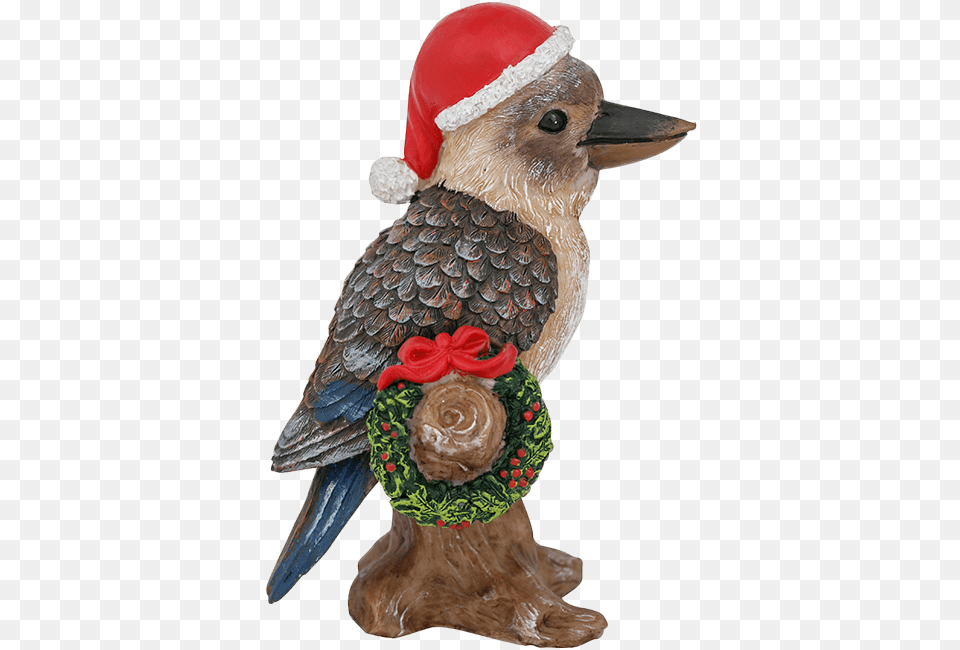 Kookaburra U0026 Christmas Wreath Northern Flicker, Animal, Beak, Bird, Figurine Free Transparent Png