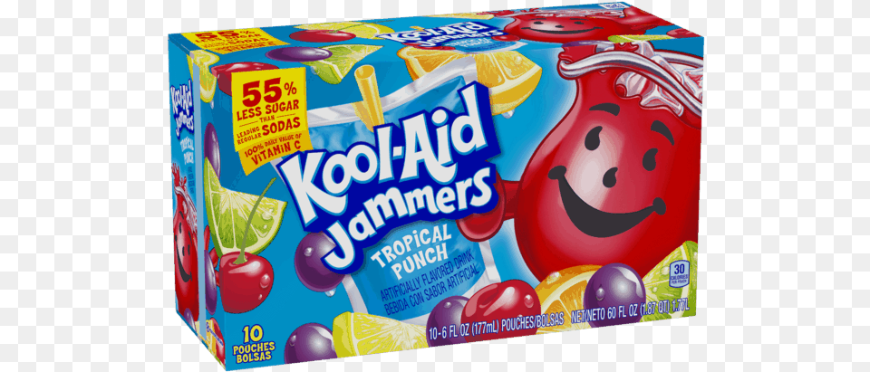 Kool Aid Kool Aid Jammers 10 Pk, Food, Sweets Free Transparent Png