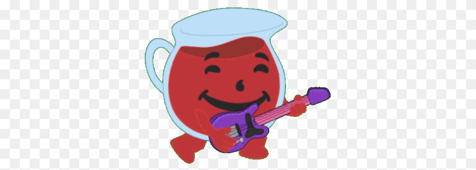 Kool Aid Man Rock Out Family Guy Addicts, Guitar, Musical Instrument, Baby, Person Free Png