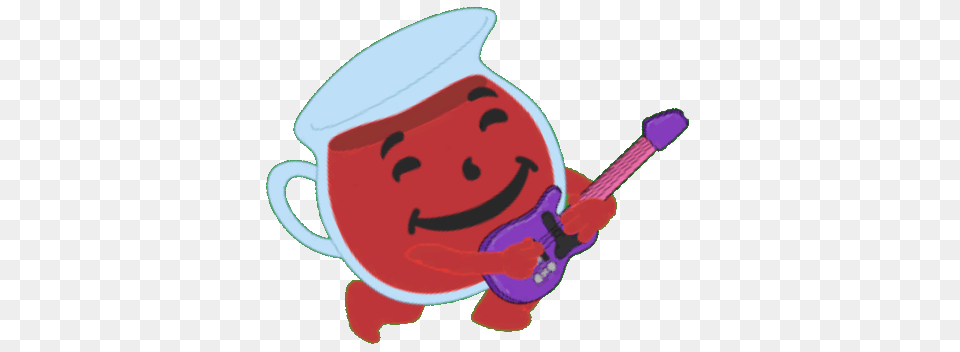 Kool Aid Man Rock Out Family Guy Addicts, Guitar, Musical Instrument, Food, Fruit Free Transparent Png