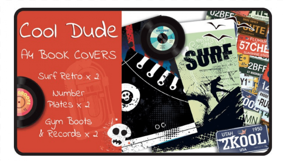 Kool Dude A4 Book Covers Gadget, Person, Text Free Png