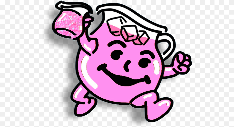 Koolaid Kool Drink Juice Colddrink Pink Thirsty Kool Aid Man Sticker, Baby, Person, Face, Head Png