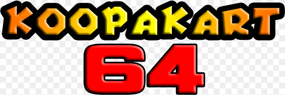 Koopa Kart 64 Logo Mario Kart Wii, Text, Scoreboard, Symbol Free Png