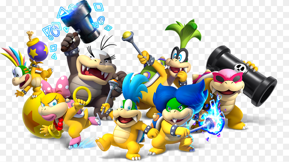 Koopalings Ages New Super Mario Wii U Koopalings, People, Person, Baby, Face Free Png