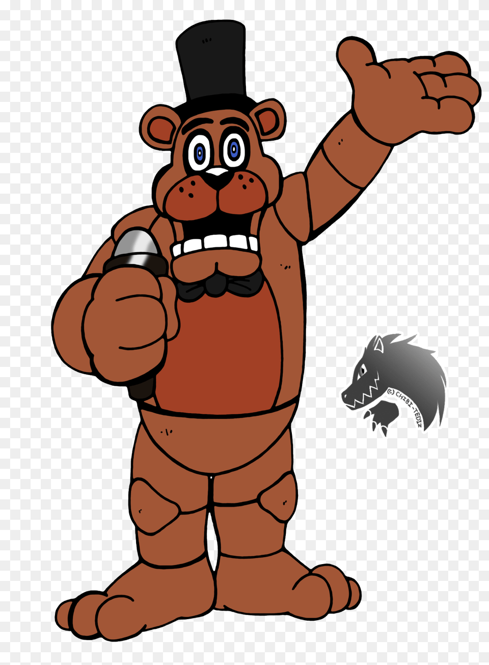 Koopawolfs Domain Freddy Fazbear And Young Link Are Here Style, Animal, Canine, Dog, Mammal Png Image