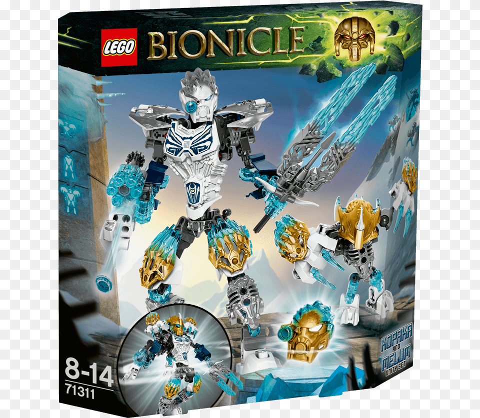 Kopaka And Melum Unity Set Lego Bionicle 2016 Boxes, Robot, Person, Toy, Baby Free Png Download