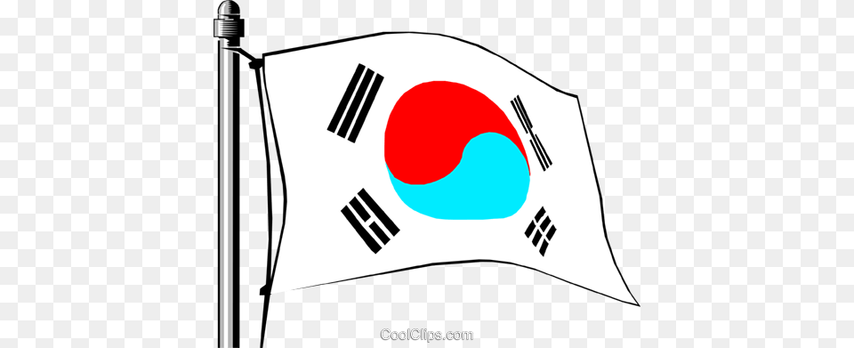 Korea Flag Royalty Vector Clip Art Illustration, Dynamite, Weapon, Korea Flag Free Png Download