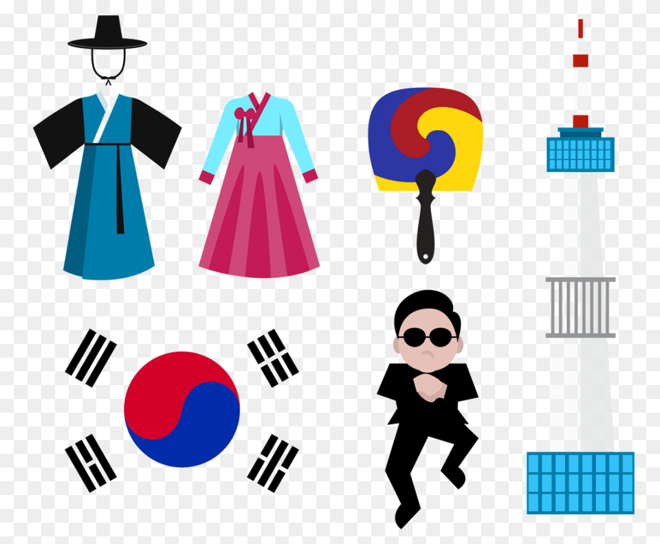 Korea Flag Clothing, Hat, Baby, Person Free Transparent Png