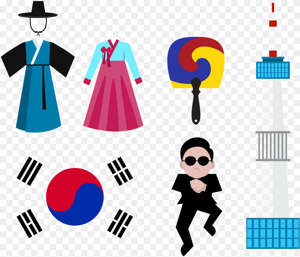 Korea Flag Transparent South Korea Vector, Hat, Clothing, Sleeve, Long Sleeve Png