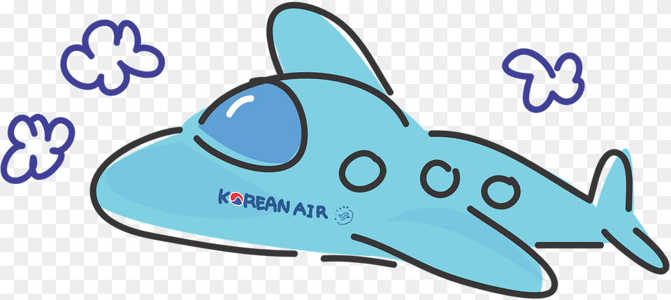 Korean Air, Aircraft, Transportation, Vehicle, Airplane Free Png