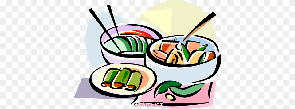 Korean Cuisine Kimchi Royalty Free Vector Clip Art Illustration, Lunch, Dish, Food, Meal Png Image