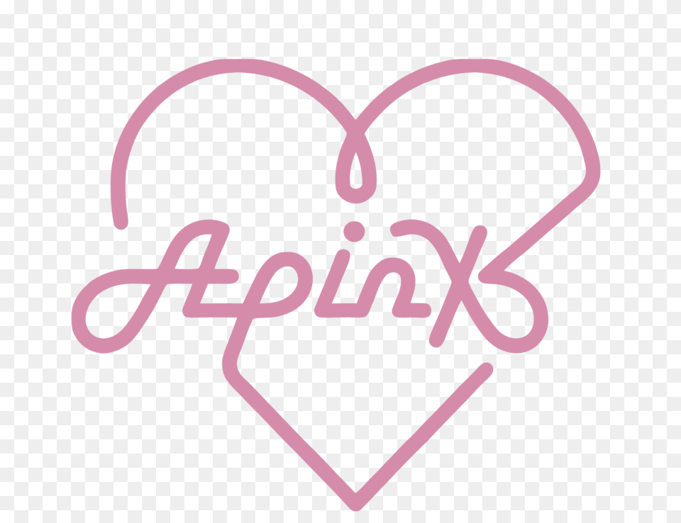 Korean Fangirl Kpop Fanboy Apink Apink Logo Kpop, Heart, Light Free Png