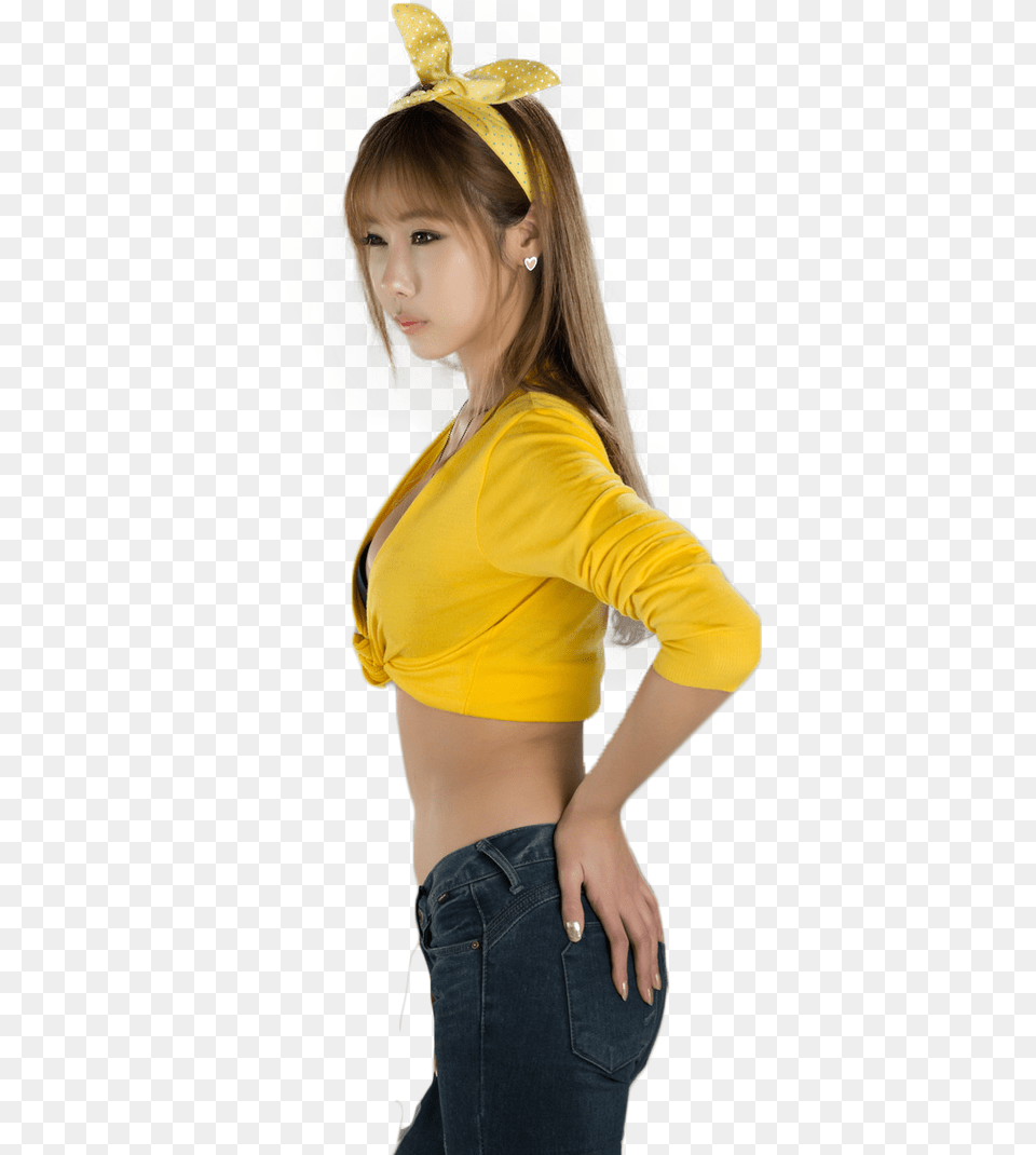 Korean Flag Clipart Girl, Sun Hat, Clothing, Pants, Hat Png Image