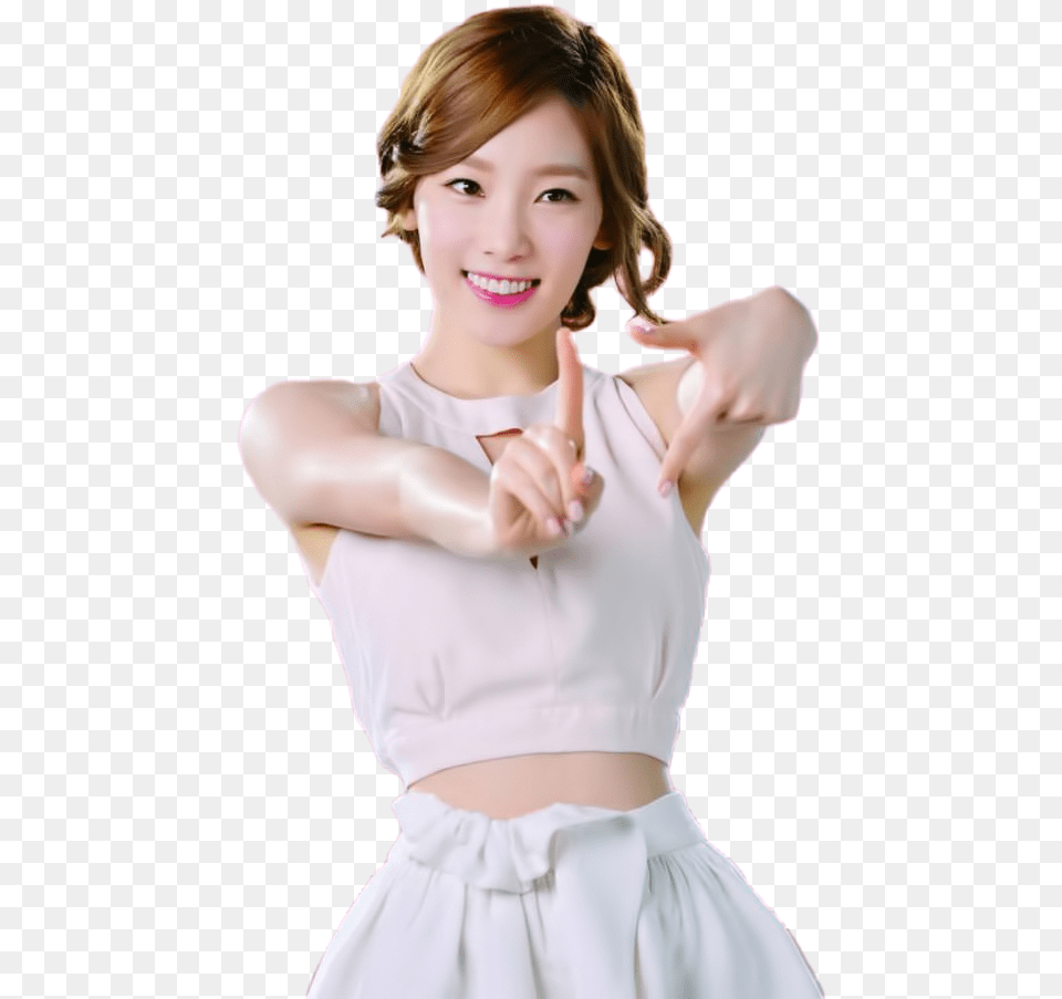 Korean Girl Taeyeon, Finger, Body Part, Person, Hand Free Png Download