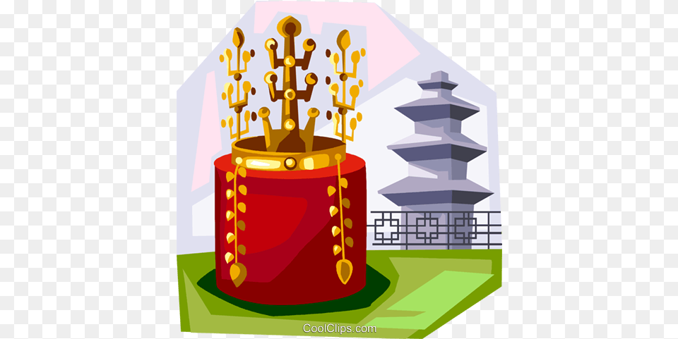 Korean Gold Crown From Silla Period Royalty Vector Clip Illustration, Altar, Architecture, Building, Church Png