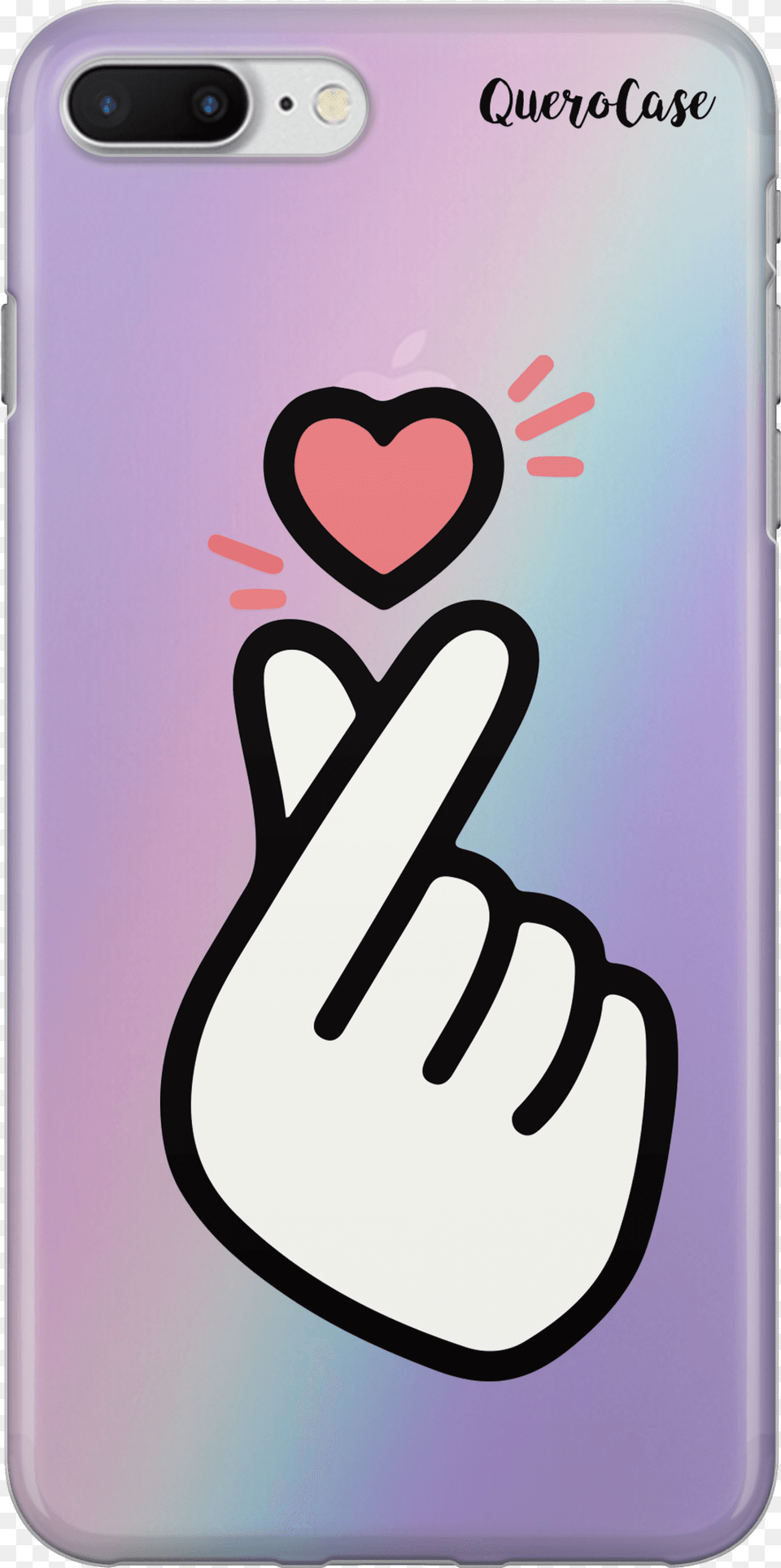 Korean Heart Rainbow South Korean Heart Sign, Electronics, Mobile Phone, Phone Free Transparent Png