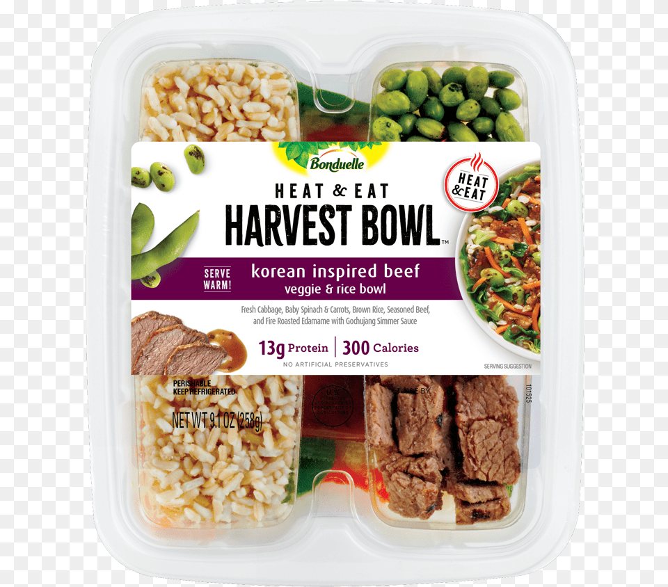 Korean Inspired Beef Heat And Eat Harvest Bowl, Food, Lunch, Meal, Produce Free Png Download