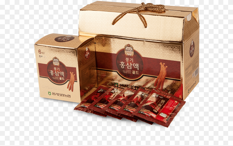 Korean Red Ginseng Liquid Gold Box, Animal, Lizard, Reptile, Cardboard Png Image
