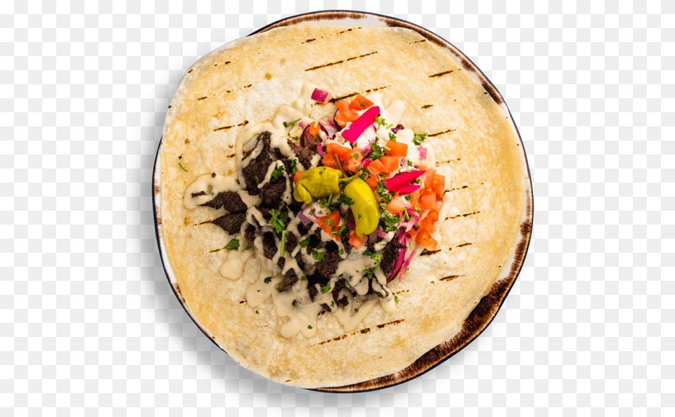 Korean Taco, Food, Food Presentation, Bread, Pita Free Png Download