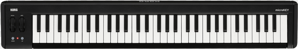 Korg Microkey61 Mk2 Compact 61 Key Midi Keyboard, Musical Instrument, Piano Png Image
