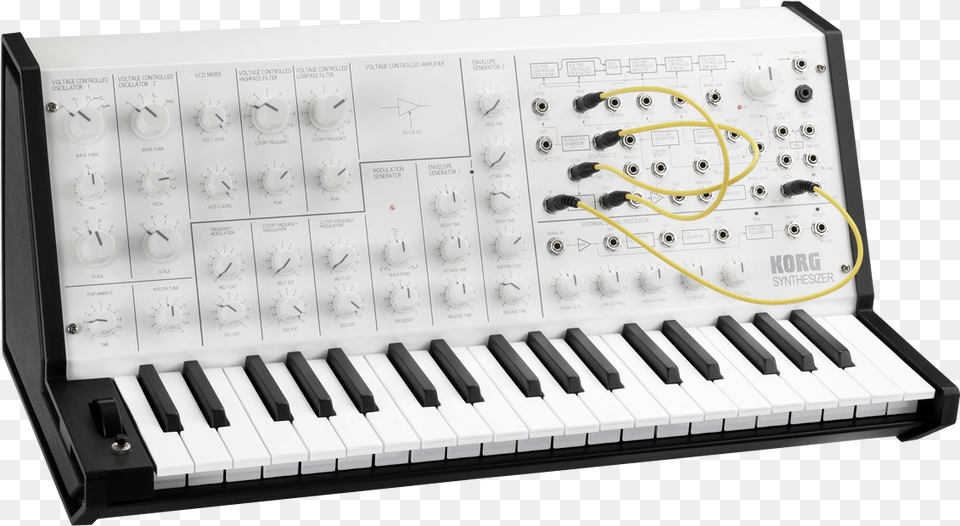 Korg Ms 20 Mini Limited Edition White Ms 20 Mini White, Keyboard, Musical Instrument, Piano Png Image
