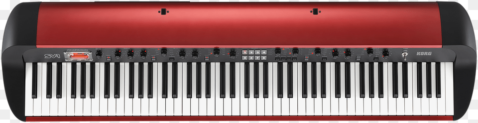 Korg Sv 1 88 Key Stage Vintage Piano Limited Edition Korg Sv1 88 Metallic Red, Keyboard, Musical Instrument Png