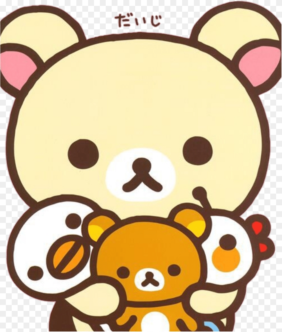Korilakkuma Sticker Rilakkuma Wallpaper Iphone Hd, Animal, Bear, Mammal, Wildlife Png