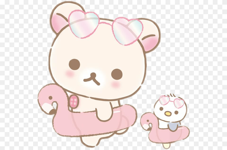 Korilakkuma Transparent Image With Pastel Rilakkuma, Animal, Bird Png