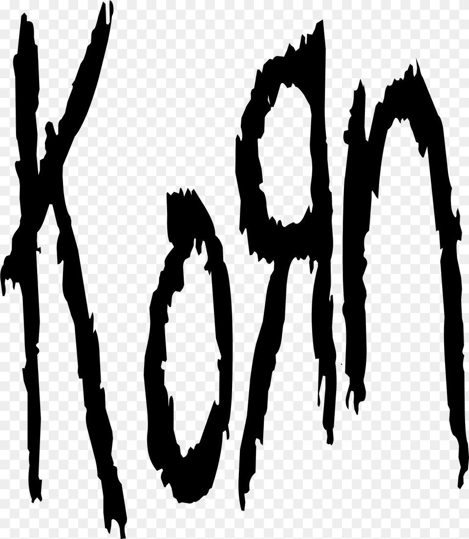 Korn Word Up, Gray Png