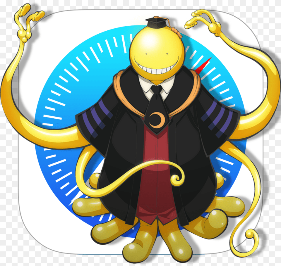 Koro Sensei Safari Icon Cover Iphone Assassination Classroom Characters, Baby, Person, People Png