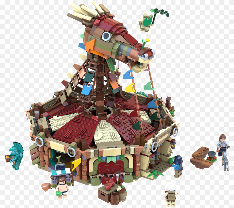 Korokfinalpng Thumbnail Full Zelda Breath Of The Wild Lego, Toy, Person, Art Png Image