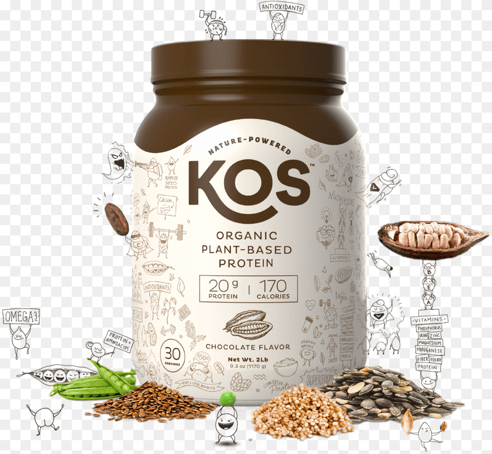 Kos Protein, Jar, Food, Produce, Grain Png