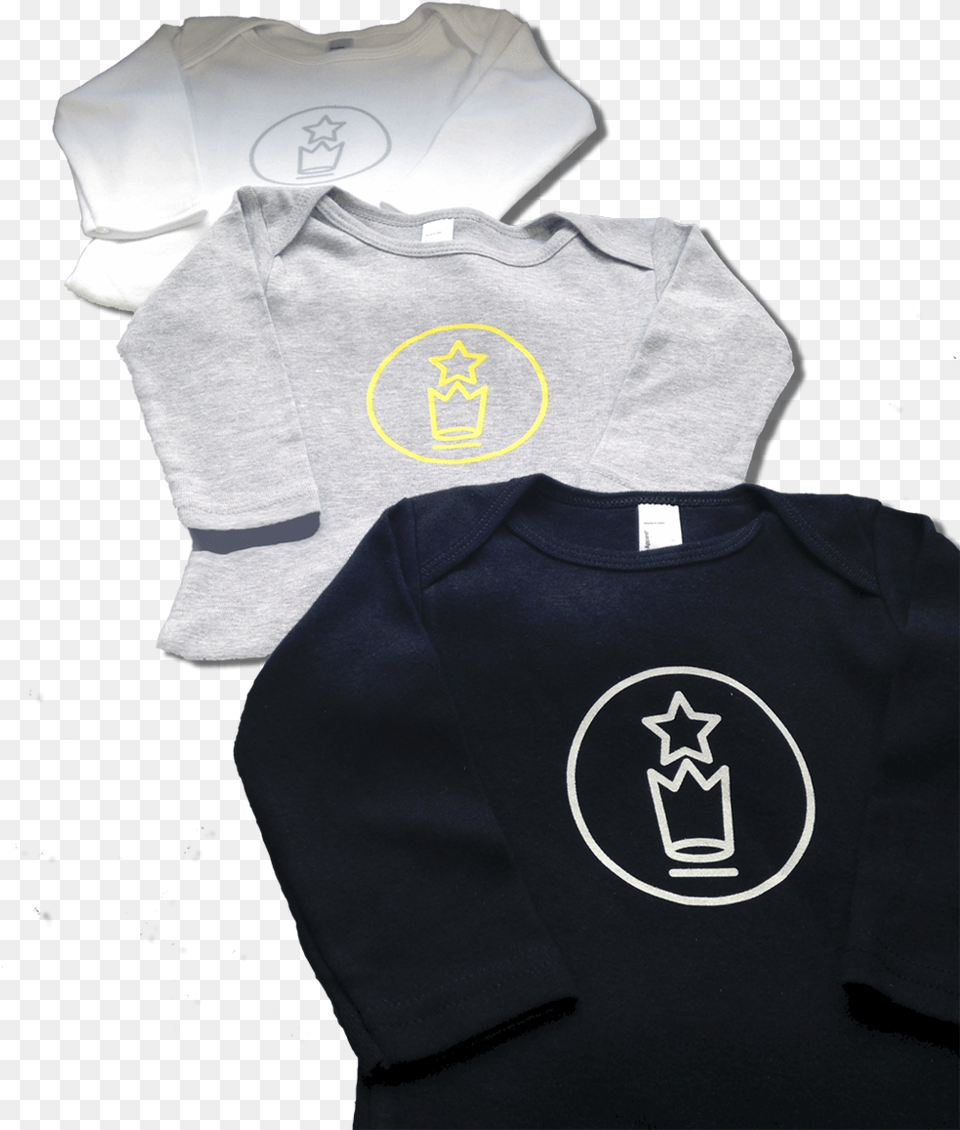 Kos Quotlilla Stjrnaquot Long Sleeve Baby Onesie, T-shirt, Shirt, Clothing, Knitwear Png Image