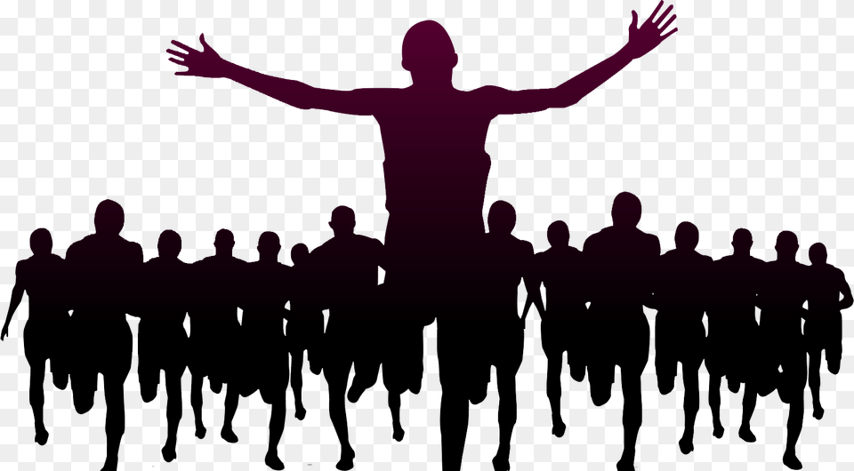 Kosmos 3 In 1kosmos 3 In Marathon Running Silhouette, People, Person, Adult, Male Png