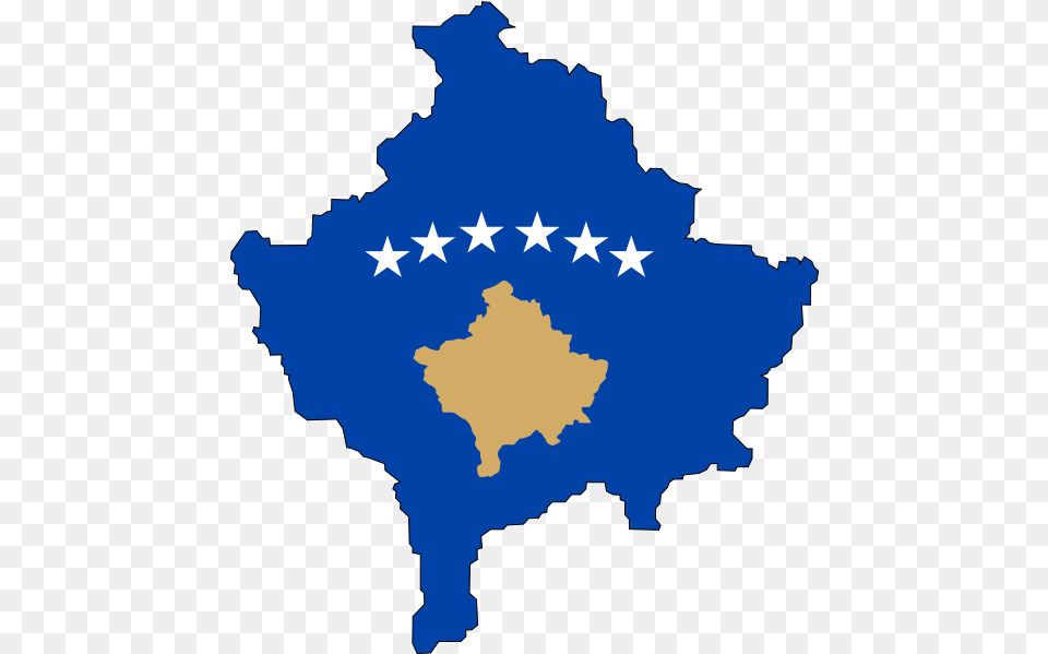 Kosovo Blue Map Kosovo, Chart, Plot, Person, Symbol Png