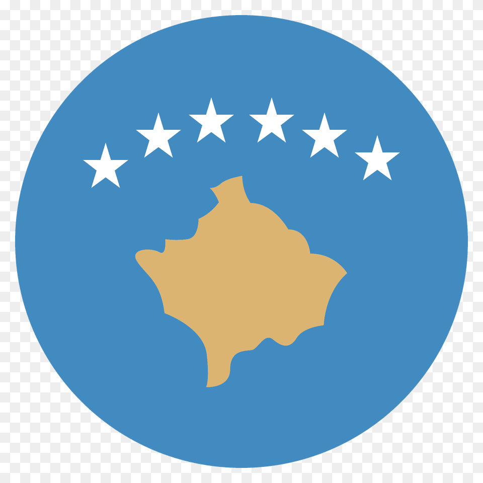 Kosovo Flag Emoji Clipart, Leaf, Plant, Logo, Symbol Free Transparent Png