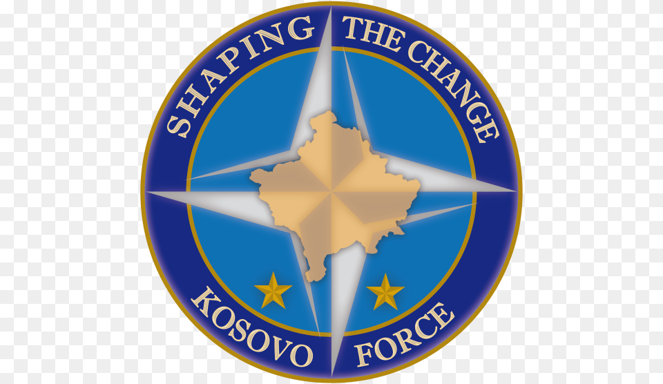 Kosovo Force, Badge, Logo, Symbol, Emblem Png Image