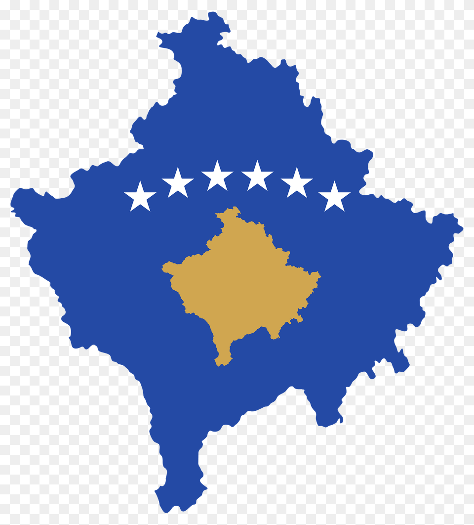 Kosovo Map Flag Clipart, Chart, Plot, Atlas, Diagram Free Png Download