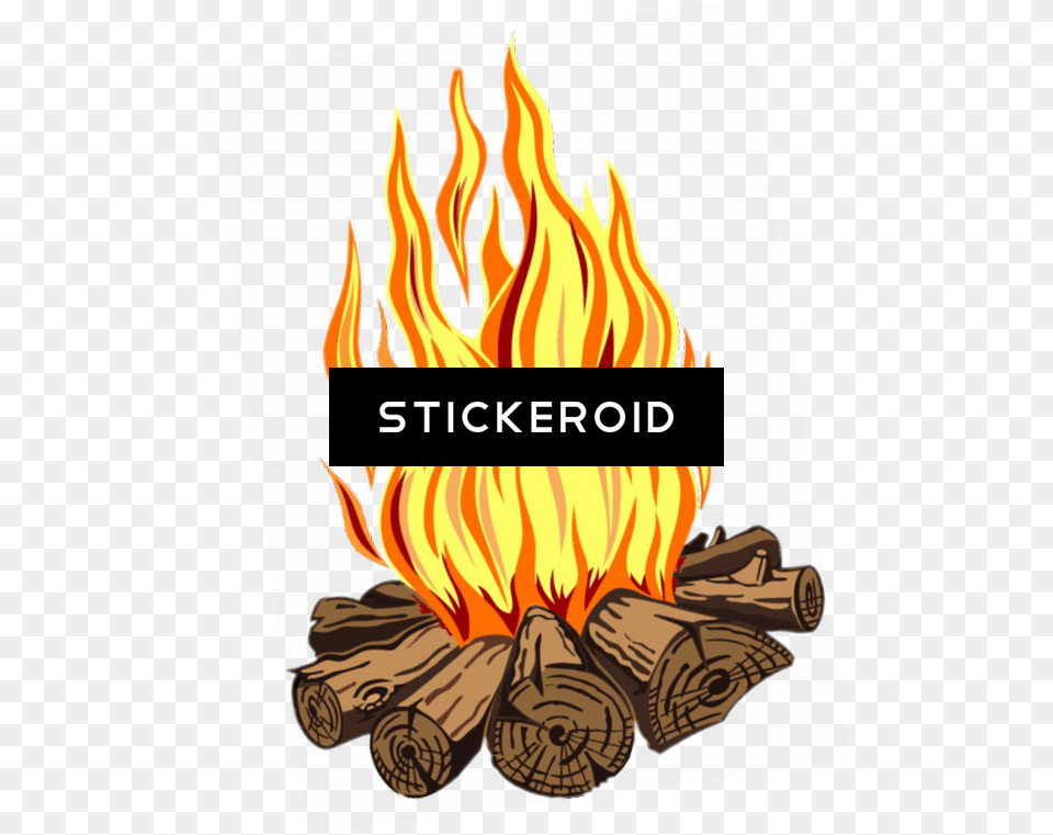 Koster Flame Fire Illustration, Bonfire Png Image