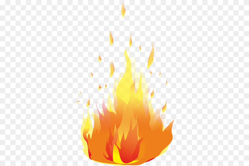 Koster Flame Vector Graphic On Pixabay Fire Vector, Person, Bonfire Free Png Download