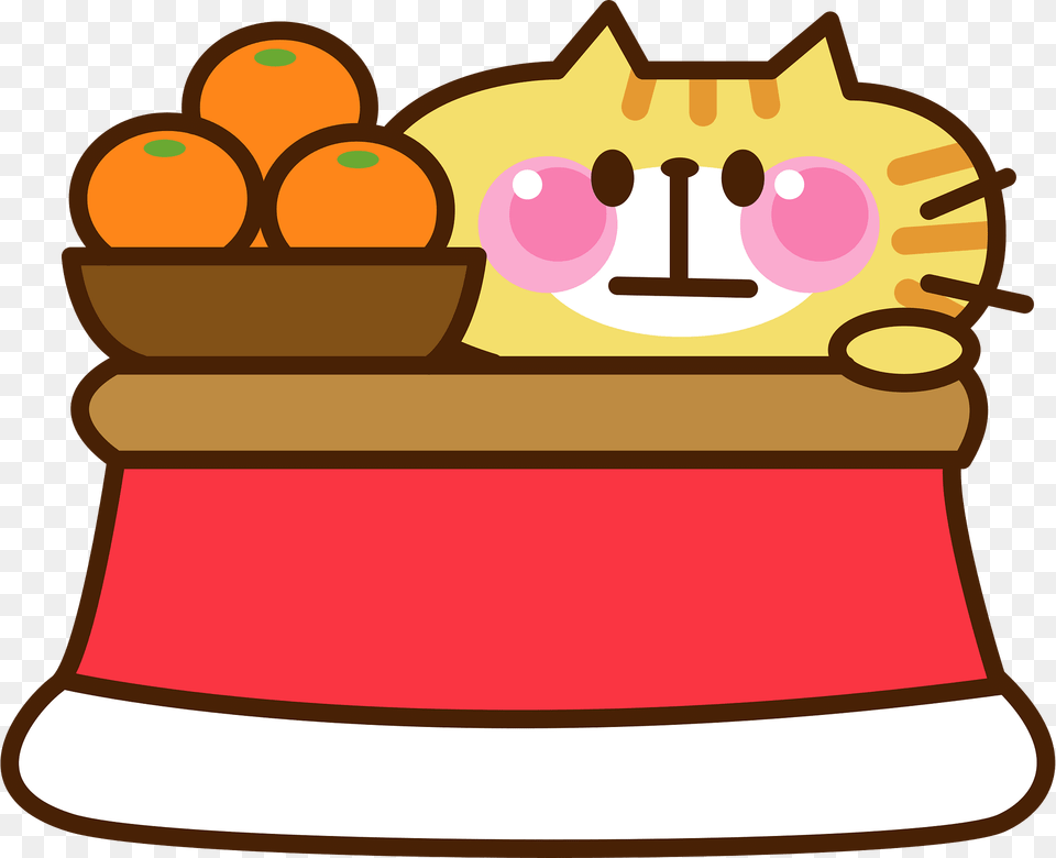 Kotatsu Heating Cat Clipart, Person, People, Food, Meal Png Image