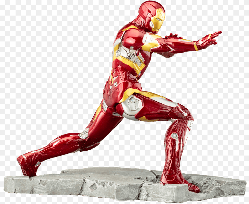 Kotobukiya Captain America Civil War Iron Man Mark Iron Man, Figurine, Adult, Male, Person Png Image