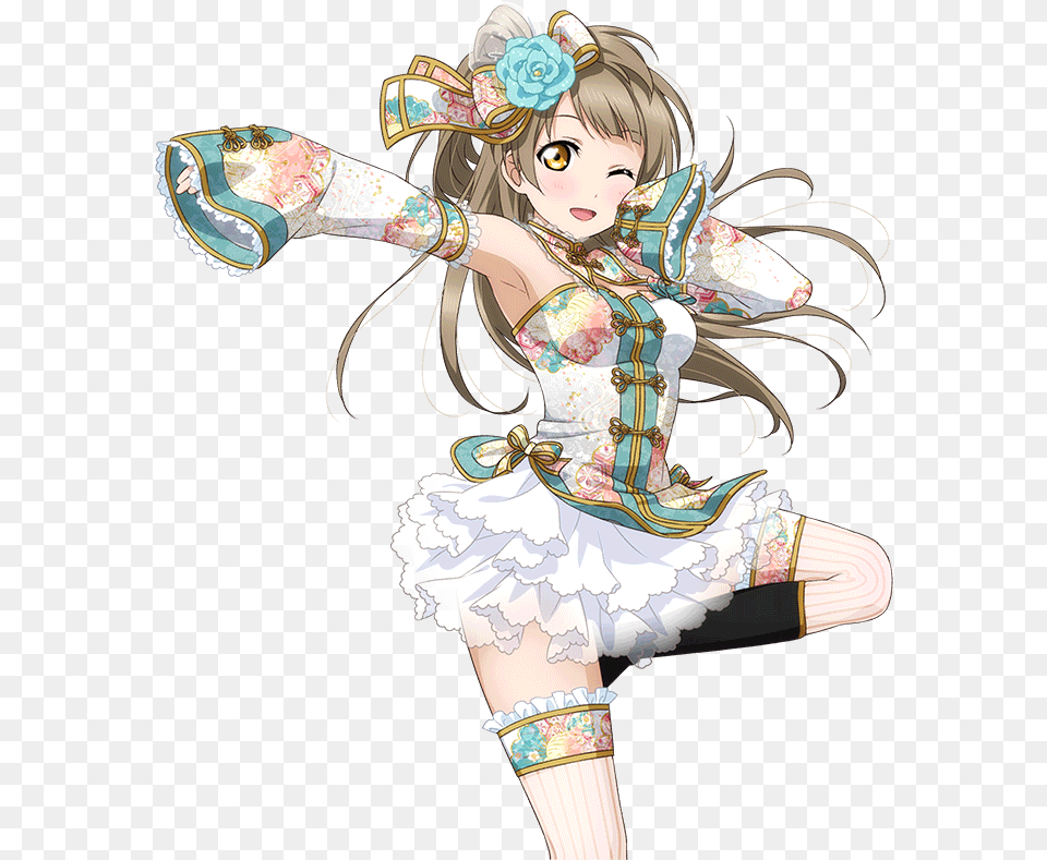 Kotori Minami China Dress, Book, Comics, Publication, Adult Png Image