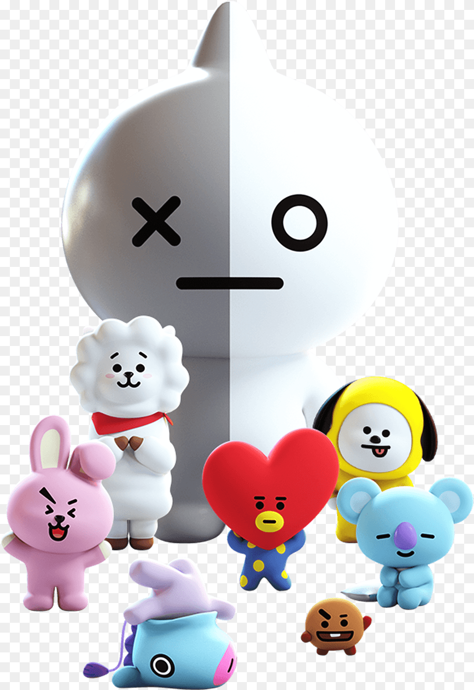 Koya Bt21 Characters Bt21 Figurines, Toy, Face, Head, Person Free Png Download