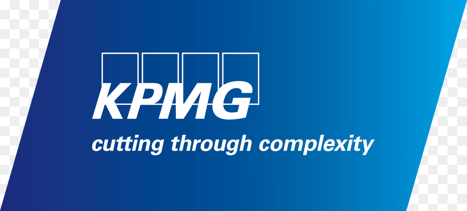 Kpmg Logo Kpmg Logo Cutting Through Complexity, Text, Advertisement Free Png